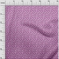thumbnail image 3 of oneOone Cotton Poplin Purple Fabric Kids Foot Dress Material Fabric Print Fabric By The Yard 56 Inch Wide, 3 of 5