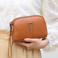 thumbnail image 4 of Bolsa Embragues de cuero genuino Diseñador Moda cruzados Cremallera Feminina Ndcxsfigh Para Estrenar, 4 of 9