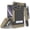 Brown, variant on Tri-Shield Combination for iPhone 13 Pro Case, Nakedcellphone [Military Grade] Rugged Cover with Metal Kickstand [Includes Wrist Strap Lanyard + Belt Clip Holster]
