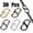 A-30Pcs, variant on 30Pcs Zipper Clip Theft Deterrent,Small and Effective Zipper Lock,Double Opening Lock Zipper Pull Replacement Clips,Small Carabiner Clips Locks Anti-Theft for Bag Luggage Backpack Purse Traveling