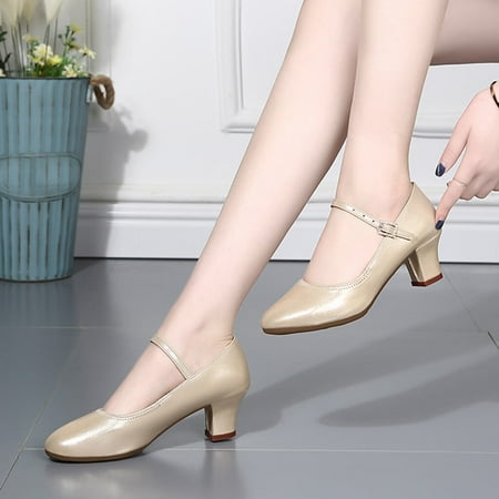 

Sehao Women s sandals Women Dancing Rumba Waltz Prom Ballroom Latin Salsa Dance Single Shoes Bag&Shoes Accessory Gold 38