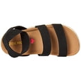thumbnail image 5 of Steve Madden Girls Shoes Girls Kimmie Espadrille Wedge Sandal, Black, 10 Toddler, 5 of 8