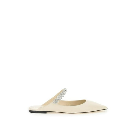 

White Bing Flat Mules/Slides