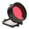 thumbnail image 4 of JUNESTAR 16x HD Macro Lens Red Purple Dive Filter 58mm Adapter Ring Lens Cap for Hero 9, 4 of 5