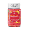 OLLY Probiotic + Prebiotic Fiber Gummy, Digestive + Gut Health Supplement for Adults, Peach, 60 Ct