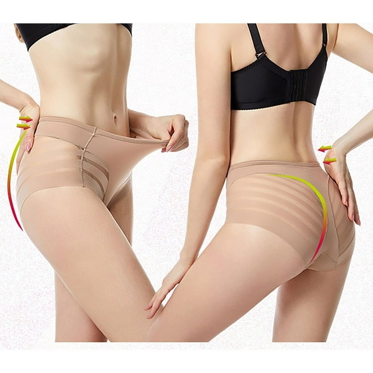 Panties Underwear Women Women's Hip Lift Comfortable Body Breathable  Underwear Nice Peach Buttocks Belly-up Briefs Clearance
