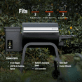 thumbnail image 4 of Brisk It Zelos 450 8-in-1 Wood Pellet BBQ Grill and Smoker with Smart A.I. Wifi and Temperature Control, 4 of 9