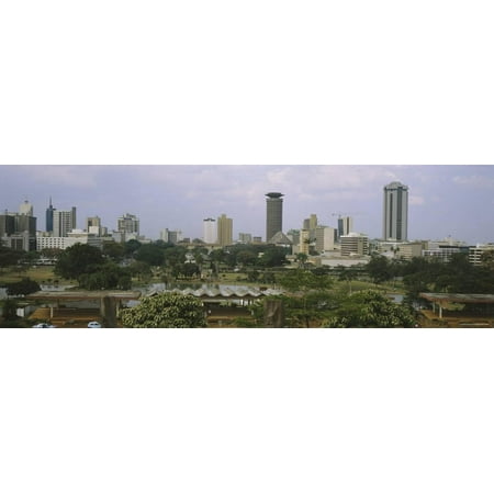 Skyscrapers in Nairobi  Kenya Print Wall Art  By Panoramic 