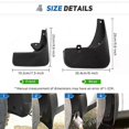 thumbnail image 3 of Exquisite For Peugeot 408 Sedan Mudflaps Splash Guards Mud Flap 2010-2015 Mudguard Fender 2011 2012 2013 2014 Front Rear Car Mud Flaps, 3 of 5