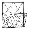 thumbnail image 1 of Wall-mounted Magazine and Newspaper Storage Rack for Home Bedroom - Modern Hanging Book Display Rack, 1 of 4