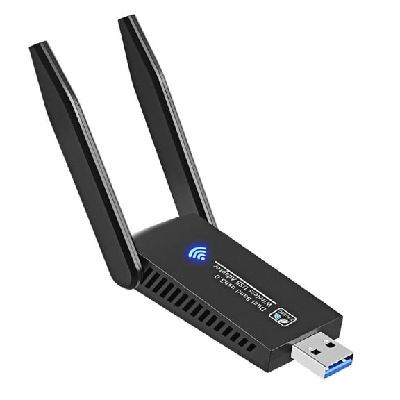 TAPDRA Dual-Band WiFi Adapter 867Mbps 5GHz, High-Gain Antennas for Windows and Linux Systems