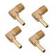 thumbnail image 5 of Codo de manguera con rosca macho, 4 piezas, conector de manguera con rosca macho de latón, muy versátil, 5 of 9