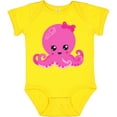 thumbnail image 3 of Inktastic Cute Octopus, Little Octopus, Baby Octopus, Hearts Girls Baby Bodysuit, 3 of 5