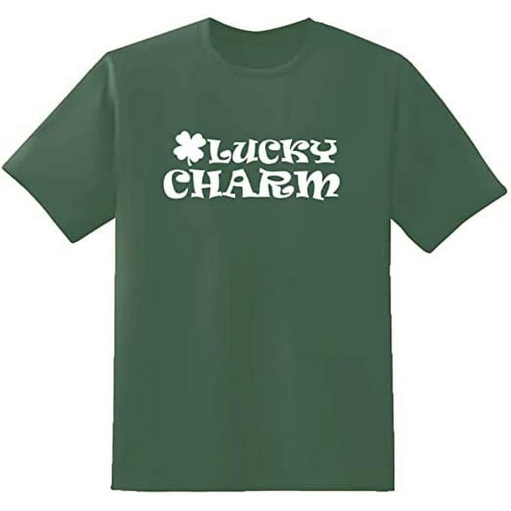 RedBarn Lucky Charm Great Gift Lover Novelty Sarcastic Funny Mens Graphic T Shirts