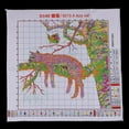 thumbnail image 3 of GUOOL Kit Estampé et Compté Motif Chat Dormant 14CT Estampé, 3 of 9