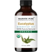 Majestic Pure Eucalyptus USDA Organic Oil, 1 fl oz