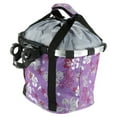 thumbnail image 2 of AREALER Bike Detachable Cycle Front Canvas Basket Carrier Bag Carrier Aluminum Alloy Frame Carrier, 2 of 7