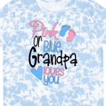 thumbnail image 4 of Inktastic Pink or Blue, Grandpa Loves You Footprints and Heart T-Shirt, 4 of 5