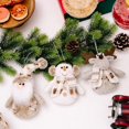 thumbnail image 1 of Juego de 3 adornos navideños XINYU para árbol de Navidad muñecos de nieve renos y Papá Noel, 1 of 7