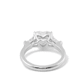 thumbnail image 4 of Eclet Jewels 1.9 Ct VVS1/D Heart Cut Lab Created Simulated Diamond Ring - 14K White Gold Over Ring for Women's - 3 Stone Engagement Wedding Rings for Her - Engagement Wedding Trilogy Ring for Women's, 4 of 9