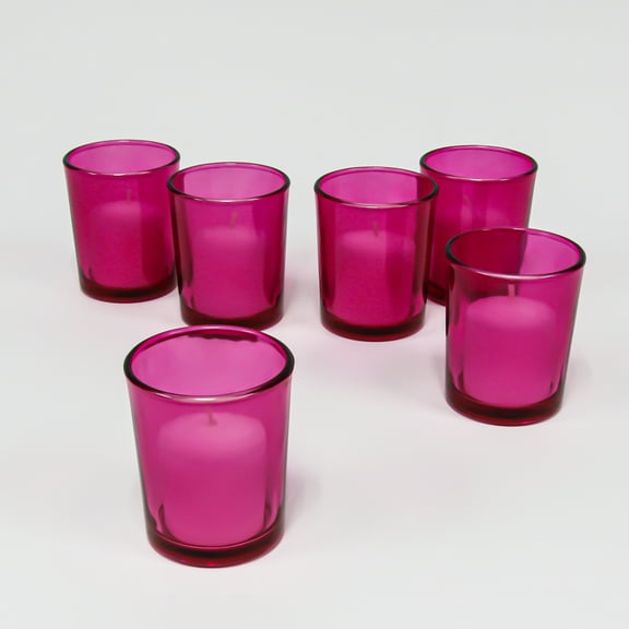 Eastland Votive Candle Holders Pink Set of 12