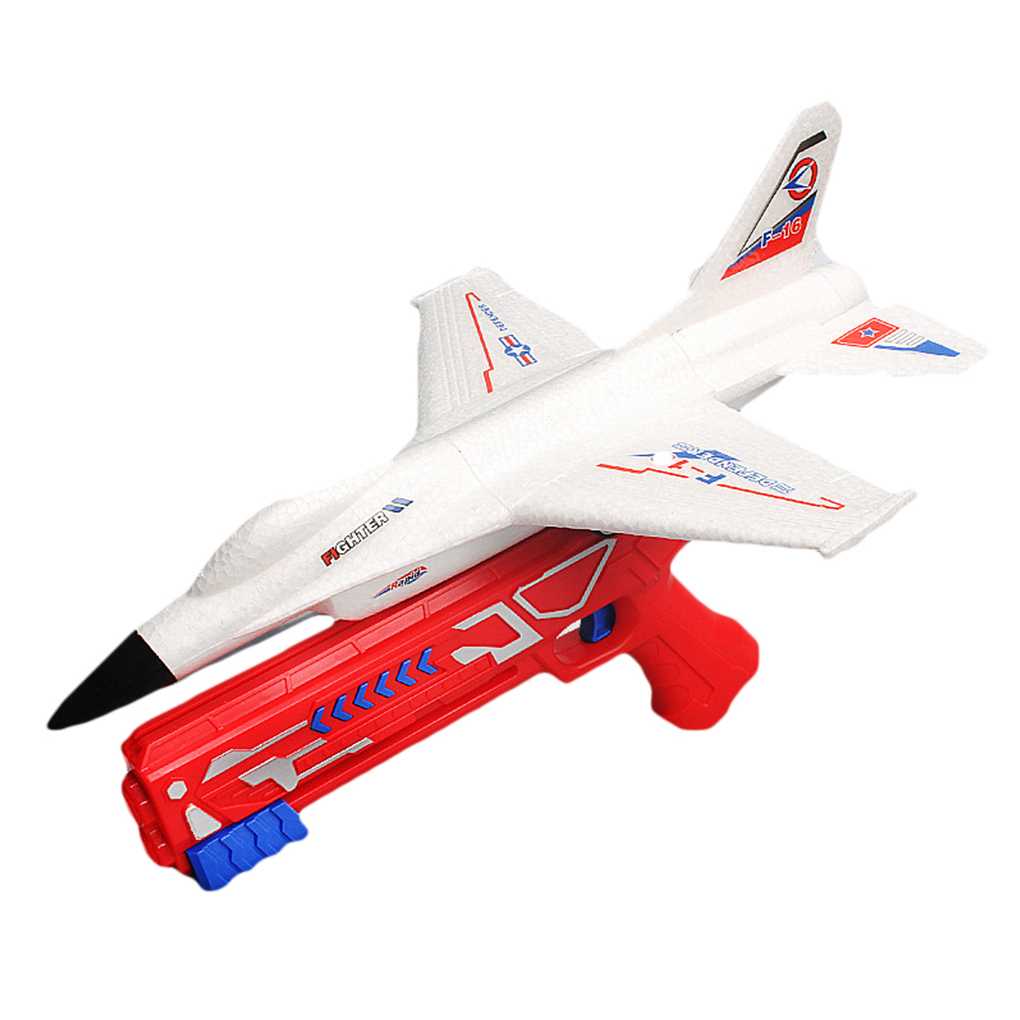 kanaroous Camping Traveling Kids Airplane Launching Toy Portable