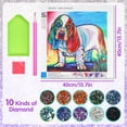 thumbnail image 7 of DIY Art Painting Kit for Kids & Beginner Age 8 9 10 11 yrs Paint by Numbers Diamond Kits for Kids 6-12 Years Old Girls Boys Teens, Dog Pattern Diamond Art Craft Embroidery Gift for Girl, 7 of 7