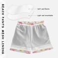 thumbnail image 3 of FORMRS Boys Swim Trunks Quick Dry Mesh Liner Boardshorts Sizes XS-XL, White Floral Orange, 3 of 7