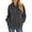 Gray, variant on BadPiggies Womens Fuzzy Fleece Sweatshirt Casual Loose Sherpa Pullover Oversized Hoodie with Pockets (L, Gray)