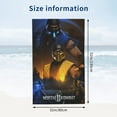 thumbnail image 2 of Mortal Kombat Beach Towel, Microfiber Sand Free Bath Towel, Super Absorbent Towel, Quick Dry Large Lightweight Towels for Bath Swimming Pool Travel Sports Yoga 52x32 Inch, 2 of 9