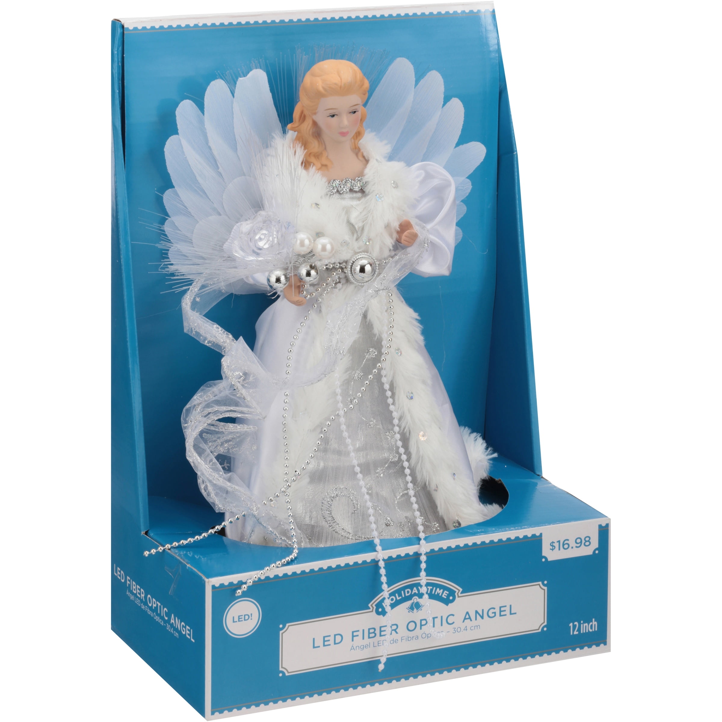 Fiber Optic Angel Figurines