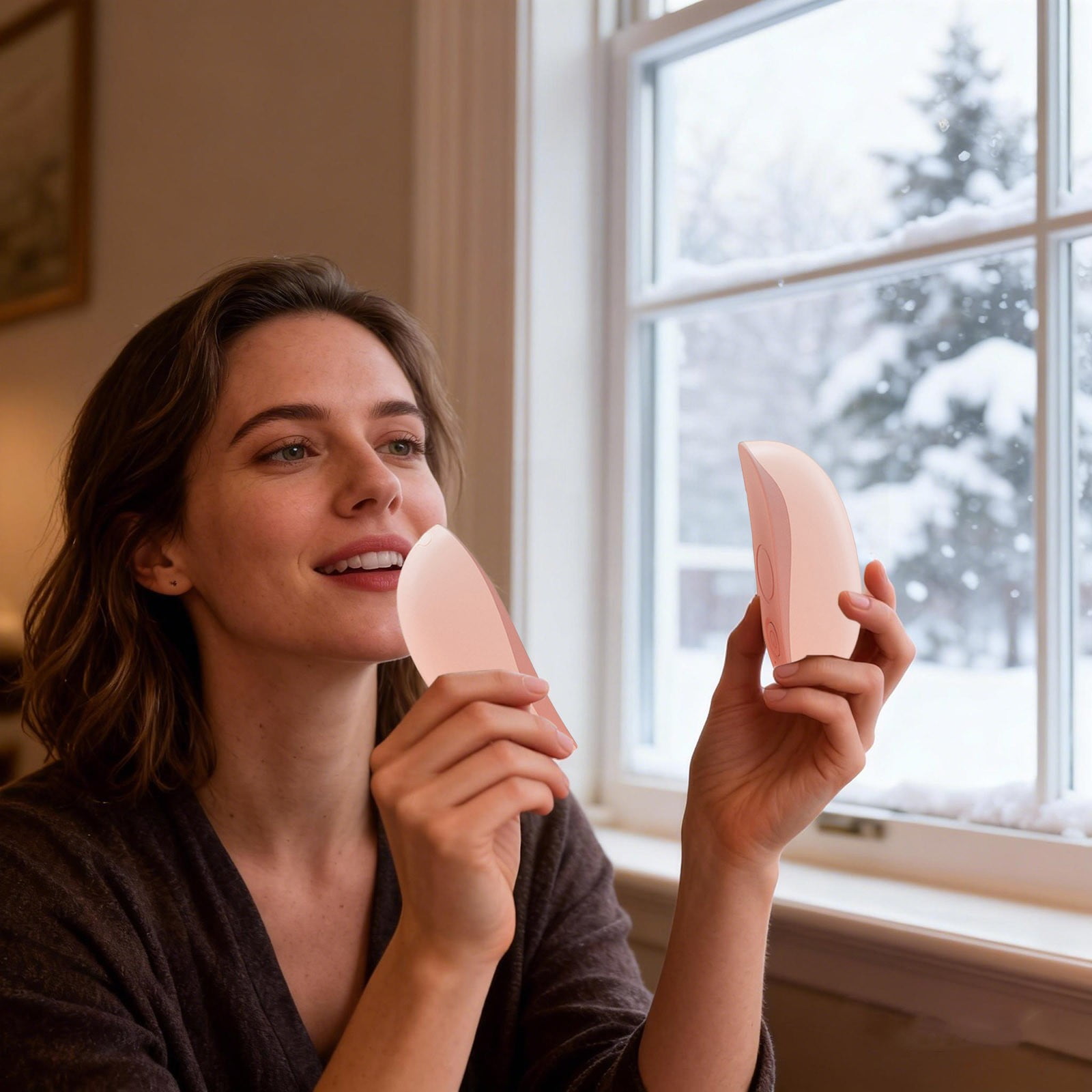 Portable Rechargeable Hand Warmer for Winter Outdoor Activities with Fast Heating and Detachable Units Design