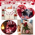 thumbnail image 7 of PRETXORVE Home Decor, Room Decor, 24Pcs Valentine's Day Decorations indoor and Outdoor and Red Decorations Wooden Hollow Heart-Shaped Decorations with Rope, 7 of 7