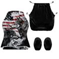 thumbnail image 4 of Whosucclay Wolf American Flag Print Gaming Chair Covers, Stretchable Computer Chair Cover, Anti-dust Office Chairs Cover, Racing Chairs Covers for Anti Cat Scratch Protection, 4 of 8