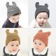 thumbnail image 1 of Baby Hat Kids Newborn Stripe Knitted Cap Crochet Solid Children Beanies Boys Girls Hats Headwear Toddler Kids Caps Accessories11fit 0 to 3 years old He Qiyong unisex, 1 of 1