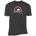 thumbnail image 4 of The King is Coming Men’s Premium Short Sleeve Tee Shirt, 4 of 11