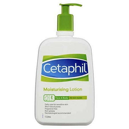 Cetaphil Moisturizing Lotion 1000 ml - 1 Litre, Dry to Normal Skin, Sensitive Skin, 33.8 Fl oz