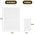 thumbnail image 3 of Paquete de 300 toallas desechables de tacto de lino – Toallas de mano similares a tela, servilleta de papel suave y absorbente para baño, cocina o evento, 3 of 4