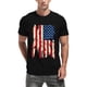 thumbnail image 1 of Mens american Flag Shirt uSa Tshirts Patriotic 4th of July T-Shirt Memorial Day Tee Tops, 1 of 6