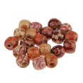 thumbnail image 4 of 20x Mixed Color Painted Large Hole Round Wood Spacer Beads For , as described, 4 of 7
