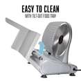 thumbnail image 6 of Weston Electric Meat Slicer, Food Slicer and Cutting Machine with Removable 9 in. Stainless Steel Blade, 6 of 8