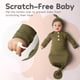 thumbnail image 4 of Set de bata con nudos Noah Baby, suave y sedoso, para recién nacidas, 0-6 m, paquete de 2, 4 of 7