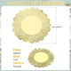 thumbnail image 2 of Uxcell 100 Pcs Servilletas de Papel de 10.4 Pulgadas Redondas de Encaje Decorativas, Papeles Desechables para Comidas y Fiestas, Dorado, 2 of 6