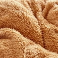 thumbnail image 5 of JML Sherpa Fleece Blanket 3-Piece,Reversible Winter Warm Bed Blanket,Cal King,87"x95", 5 of 6