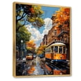 thumbnail image 2 of Designart "Orleans City City New painting II" Cityscapes Floater Framed Canvas Wall Art, 2 of 7