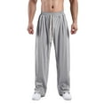 thumbnail image 2 of Loose Fit Wide Leg Pants for Men/Women Drawstring Waist Comfortable Casual Relaxed Trousers Soft Fabric Breathable Design, 2 of 5