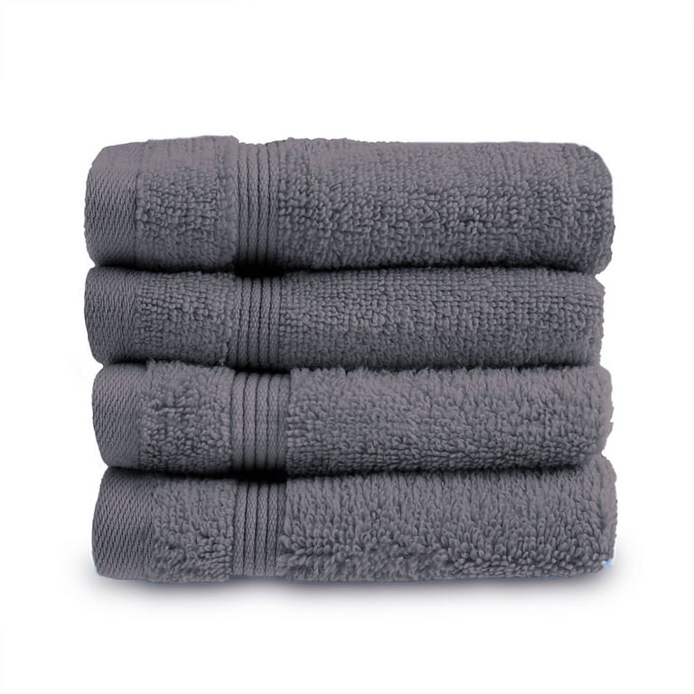 The White Company Luxury Egyptian Cotton Towel, Pearl Gray, Size: Face Cloth