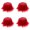 Red, variant on Namzi 4pcs Christmas Faux Fur Ribbon Trim Fabric Roll for Christmas Tree Decor or Wreath Bows Craft 59*1.96inch(Yellow)