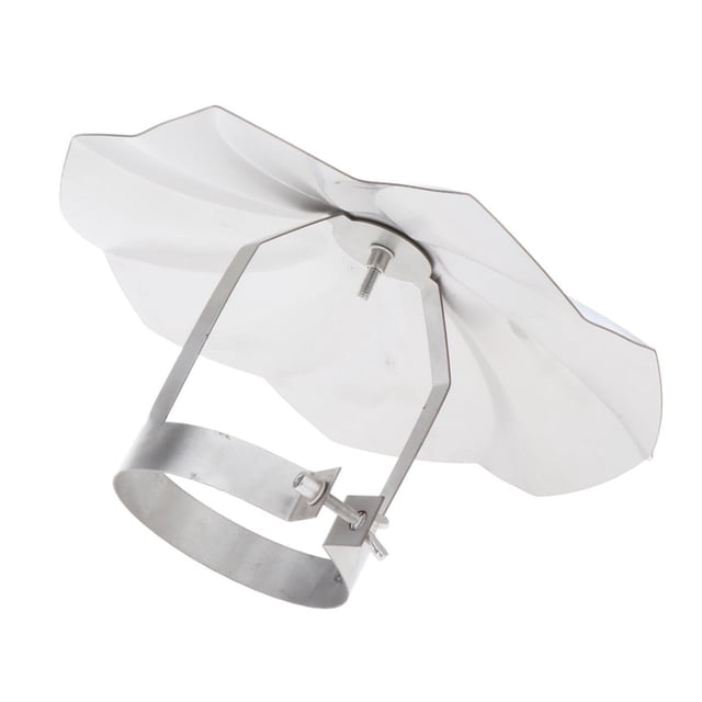 Bouchon de Pluie Cheminée Bouchon de Pluie 1pcs Cheminée Cheminée Cheminée Cheminée Tuyau Couverture de Pluie Toit Évent Capuchon Argent Acier Inoxydable