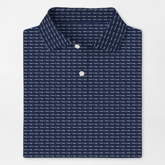 Have A Day Golf Polo Shirt for Men Women Navy Short Sleeve Golf Shirt
